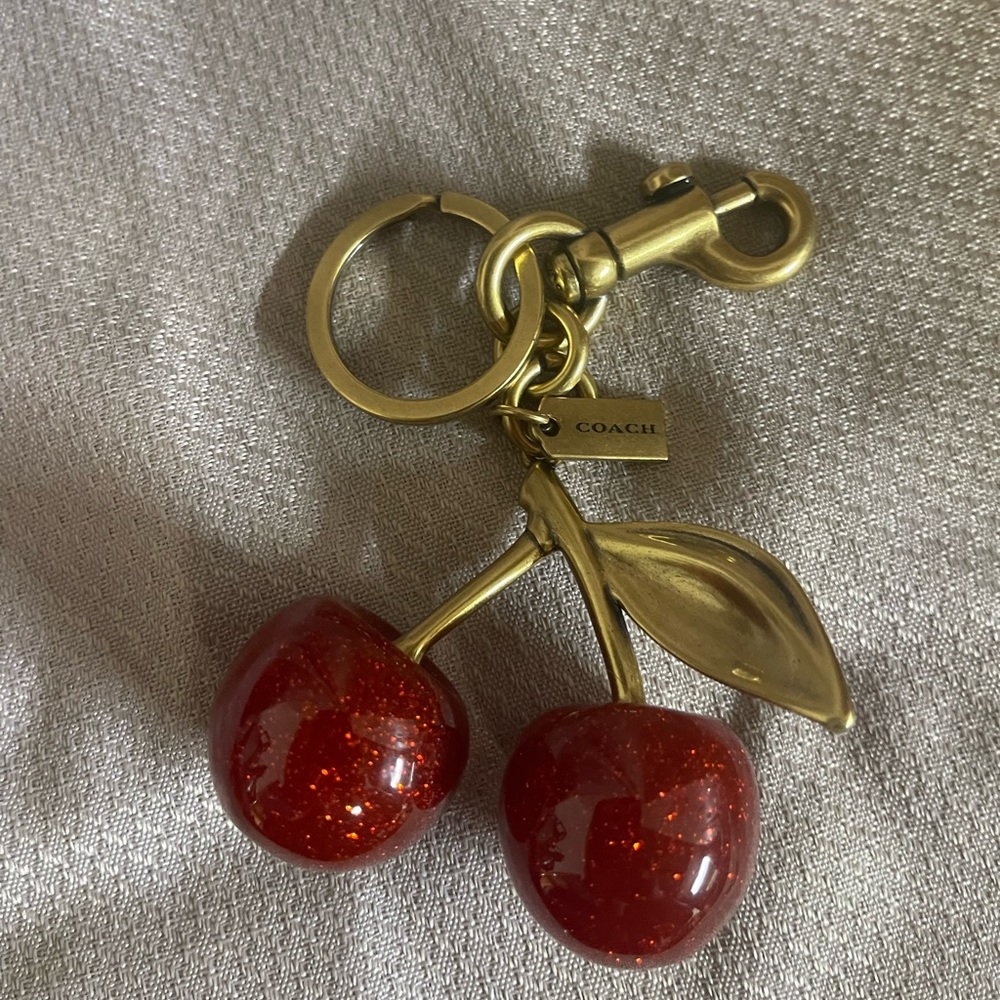 Coach Cherry Bag Charm